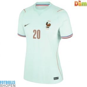 Billiga Frankrike Desire Doue #20 Bortatröja Dam VM 2026 Kortärmad
